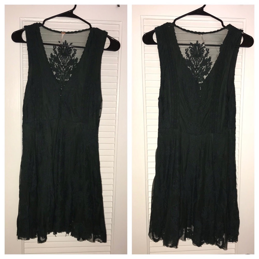 Dark Green Free People Dress